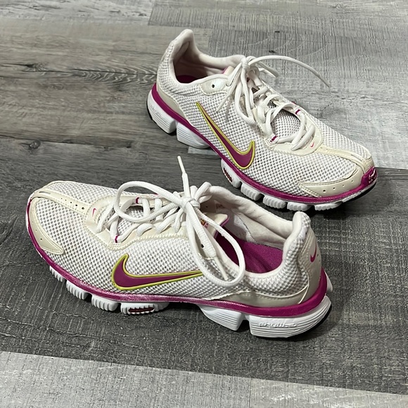 Nike Zoom Phylite Running Cross Country Trainer Shoe Size 8.5 White Pink - Picture 2 of 7